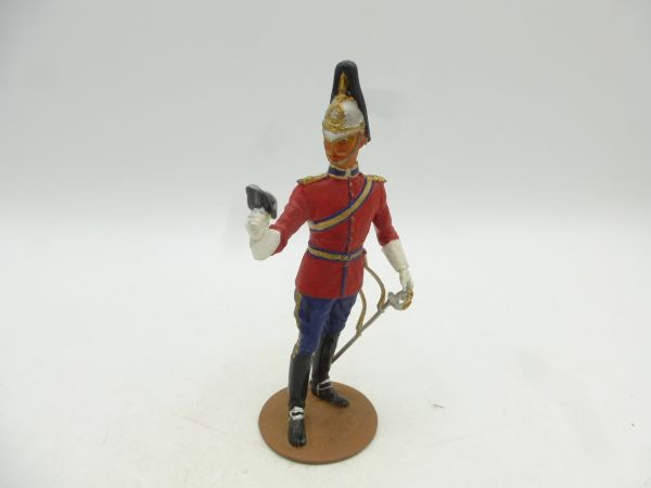 Tradition Waterloo: Offizier stehend mit Heft (90 mm) - tolle Figur