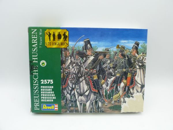 Revell 1:72 Prussian Hussars, No. 2575 - orig. packaging, figures at the casting