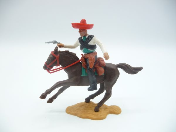 Timpo Toys Mexican riding, white/green, black belt, firing pistol