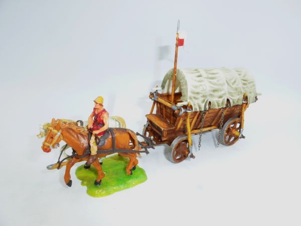 Elastolin 4 cm Norman battle chariot, No. 9872, painting 2 - complete