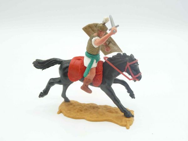 Timpo Toys Roman riding white, with short sword