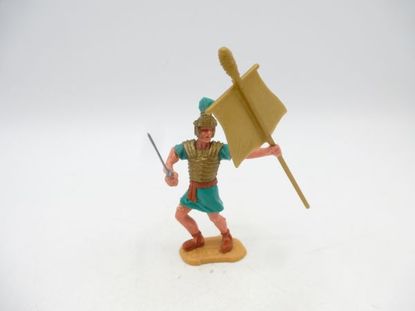 Timpo Toys Roman (green) with standard + sword - modification