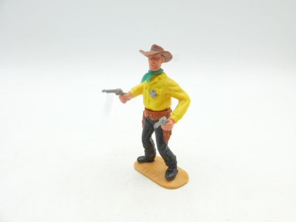 Timpo Toys Sheriff with 2 pistols (yellow)