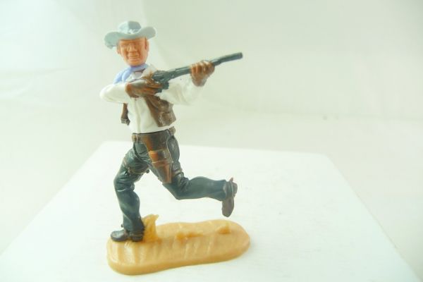 Timpo Toys Cowboy 4. Version laufend, Gewehr schießend