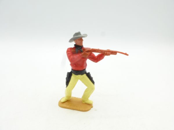 Timpo Toys Cowboy 2. Version stehend, Gewehr schießend