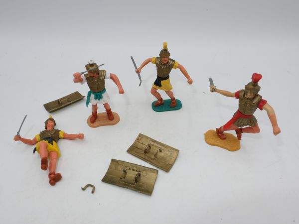 Timpo Toys 4 Römer stehend - mit Defekten, siehe Fotos