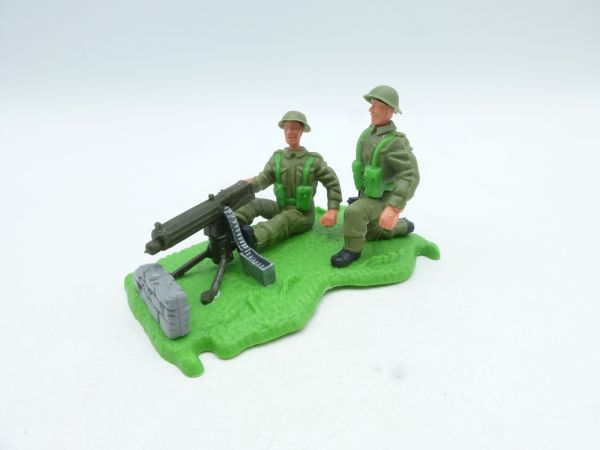 Timpo Toys MG position of Englishmen (steel helmet)