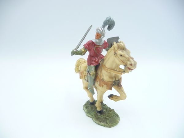 Starlux Knight riding with shield + sword - early version