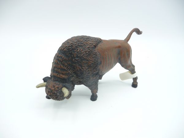 Elastolin Buffalo attacking (original Hausser) - great figure with price tag