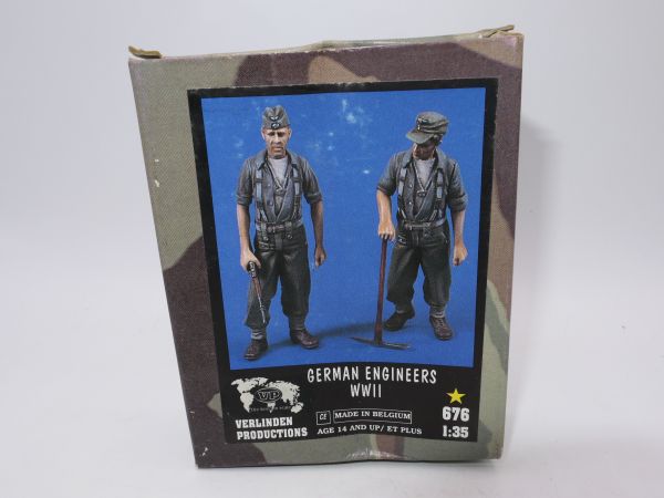 Verlinden 1:35 German Engineers WW II, No. 676 - orig. packaging