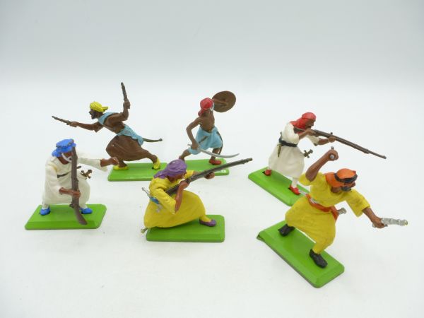 Britains Deetail Arabs on foot (6 figures) - complete set, brand new