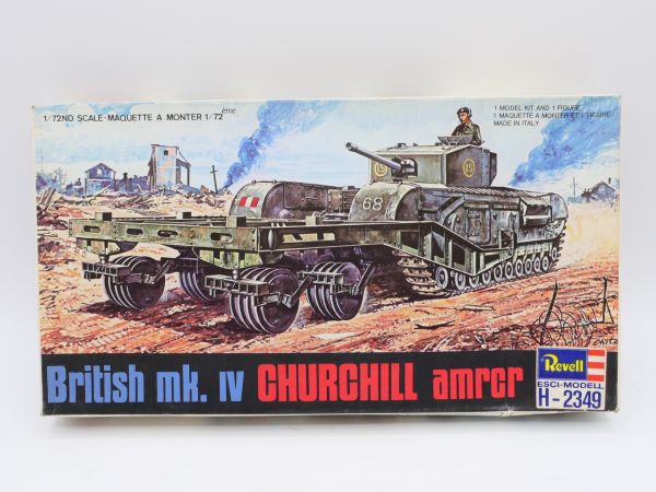 Revell 1:72 British MK IV Churchill Tank Amrcr, No. 8449 - orig. packaging