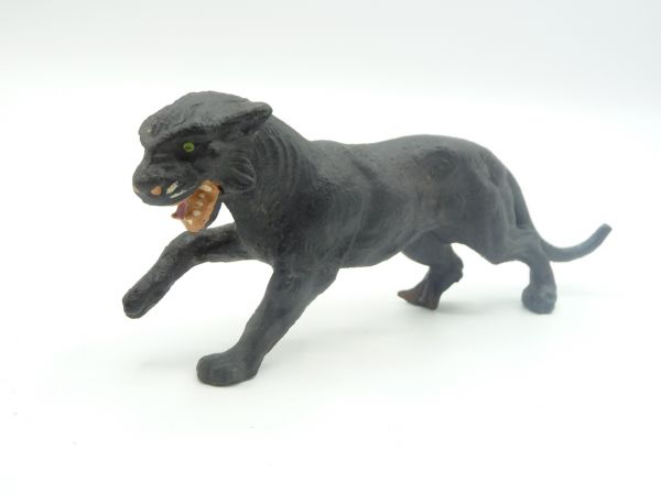Elastolin Masse Panther angreifend - tolle Bemalung