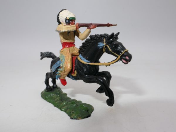 Indian on horseback shooting rifle - great 4 cm modification