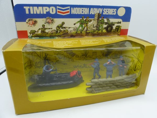 Timpo Toys Modern Army Series: Blisterbox with dinghy