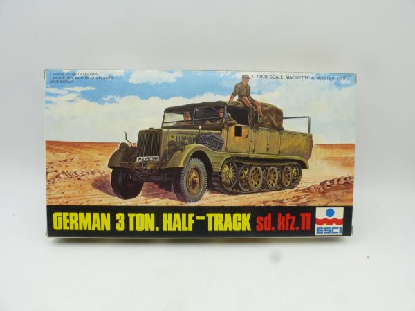 Esci 1:72 German 3 Ton. Half Track sd Kfz 11, Nr. 8016 - OVP