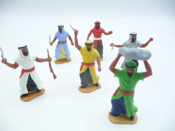 Timpo Toys Satz Araber stehend (6 Figuren)
