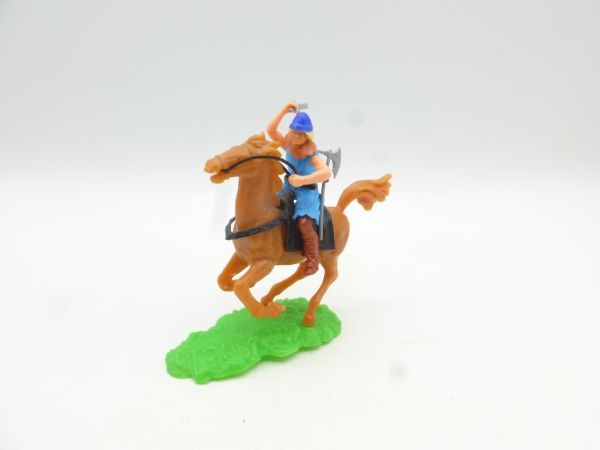 Elastolin 5,4 cm Norman riding with sword + further weapon in belt