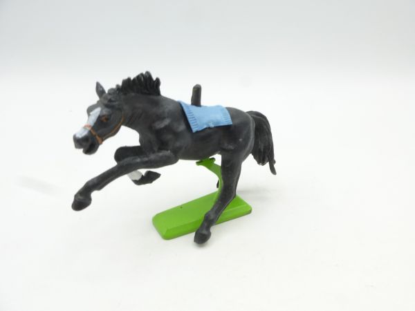 Britains Deetail Pferd aufsteigend, schwarz (blaue Decke)