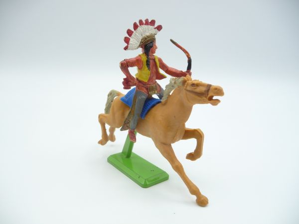 Britains Deetail Indian on horseback with bow - great horse