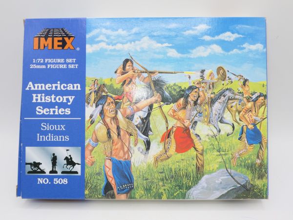 IMEX 1:72 American History, Sioux Indians, No. 508 - orig. packaging, on cast