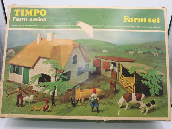 Timpo Toys Farm Series: Farm Set, Ref. Nr. 159 - OVP, Farmhaus ist komplett
