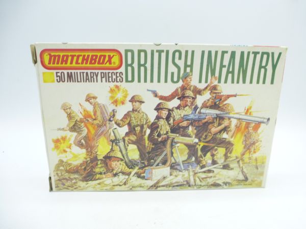 Matchbox 1:72 British Infantry, No. P5001 - orig. packaging, on cast