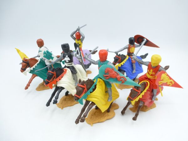 Timpo Toys Medieval knights on horseback (6 figures) - beautiful set