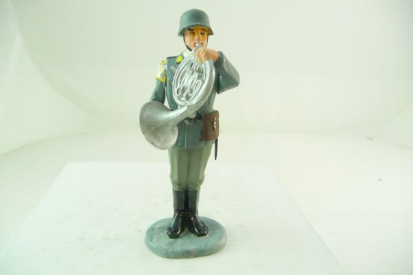 Preiser 7 cm Air Force: Soldier with French horn - collector's painting