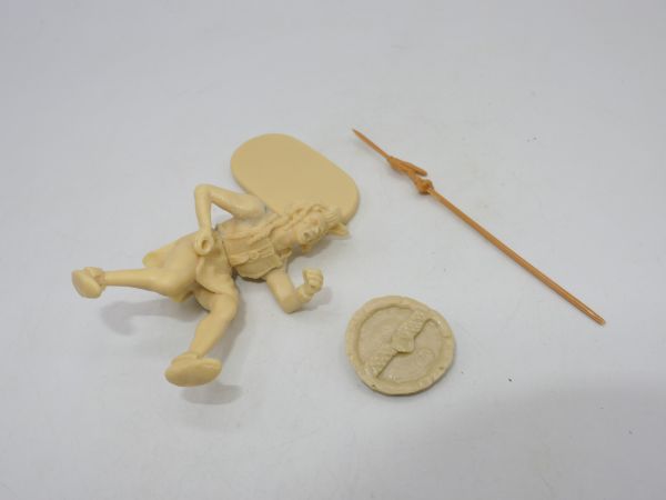 Diedhoff Indian leading with spear + shield, 7 cm model kit