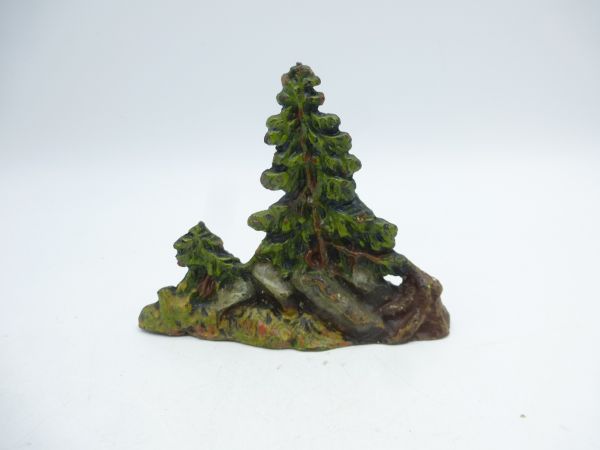 Elastolin composition Small fir diorama