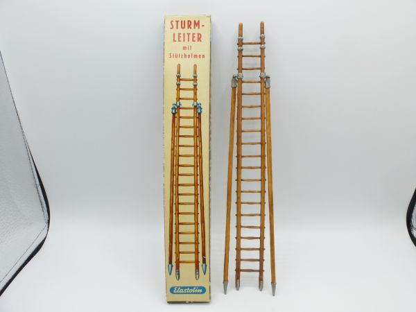 Elastolin 7 cm Scaling ladder, No. 9887, painting 2 - orig. packaging