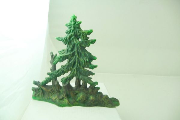 Elastolin 7 cm Big fir diorama - marginal colour abrasion