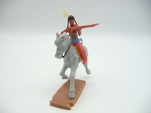 Plasty Indian riding, firing rifle, 2nd version - rifle removable