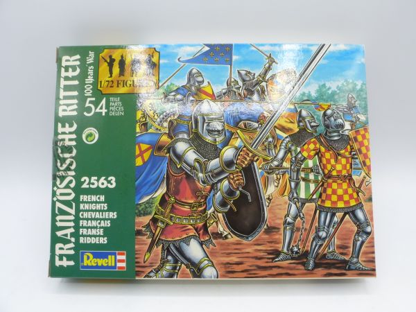 Revell 1:72 French knights (100 years war) boxed No. 2563, on cast