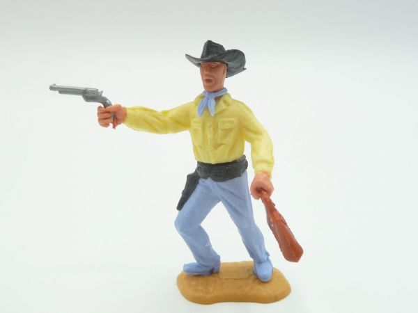 Timpo Toys Cowboy 2. Version stehend mit seltenem Unterteil