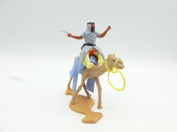 Timpo Toys Camel rider (grey, yellow inner trousers)