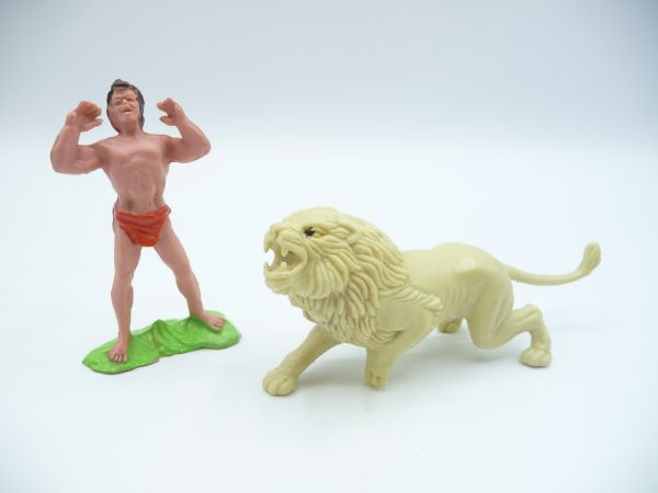 Heinerle Manurba Lion matching Tarzan figure - without Tarzan