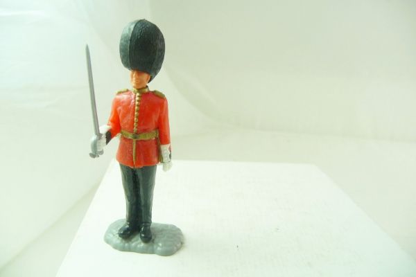 Timpo Toys Guards; officer 2nd version standing, presenting sabre
