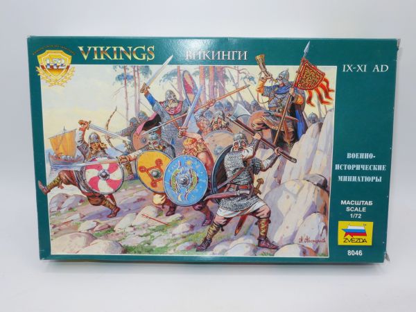 Zvezda 1:72 Vikings, No. 8046 - orig. packaging, on cast