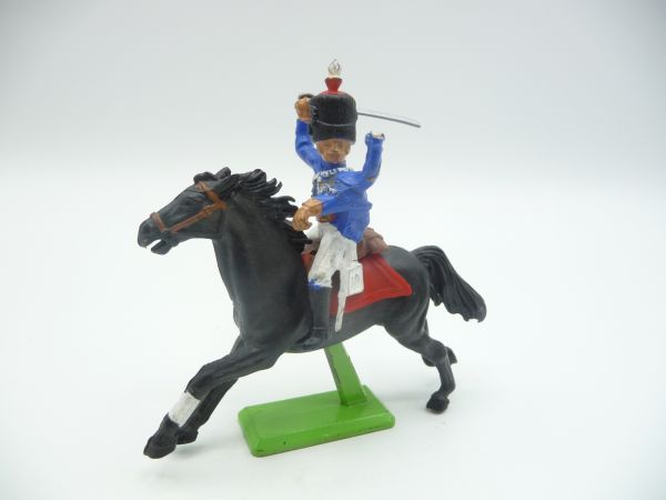 Britains Deetail Waterloo Frenchman riding, looking to the left, sabre up
