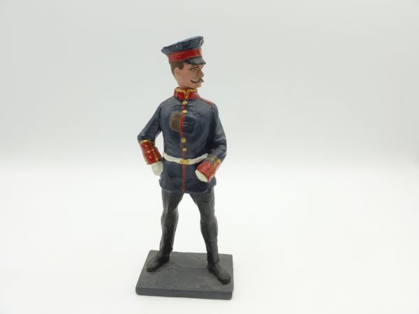 Elastolin Composition Soldier with uniform, head movable, height approx. 14 cm