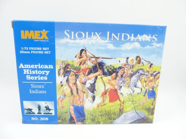 IMEX 1:72 Sioux Indians, No. 508 - orig. packaging, on cast