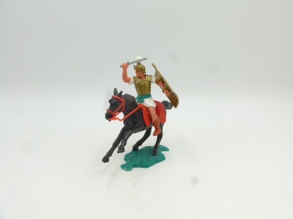 Timpo Toys Römer reitend (weiß) mit Kurzschwert
