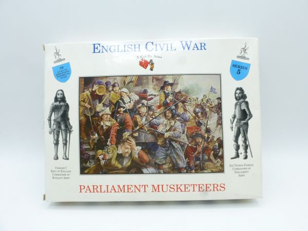 A Call to Arms 1:32 English Civil War Parliament Musketeers (16 Figuren)