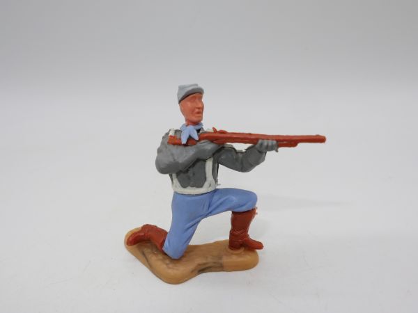 Timpo Toys Südstaatler 2. Version kniend Gewehr schießend