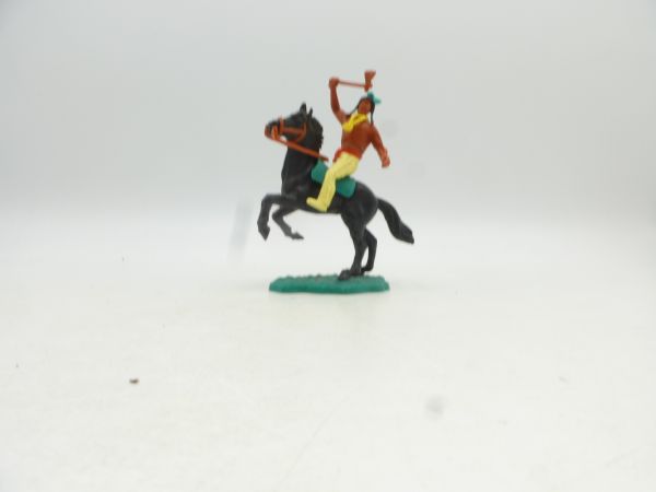 Timpo Toys Indian 2nd version riding lunging with tomahawk