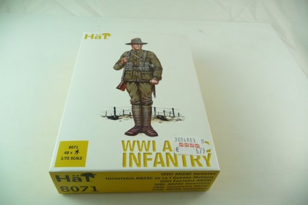 HäT WW I, Anzac Infantry No. 8071 - orig. packing, figures on cast