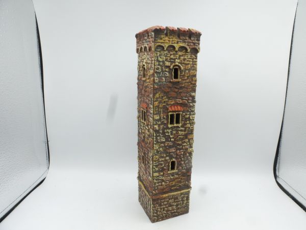 Brown castle no. 9747: corner tower, height 29 cm - top condition