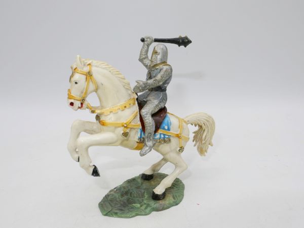Starlux Knight on horseback lunging with mace